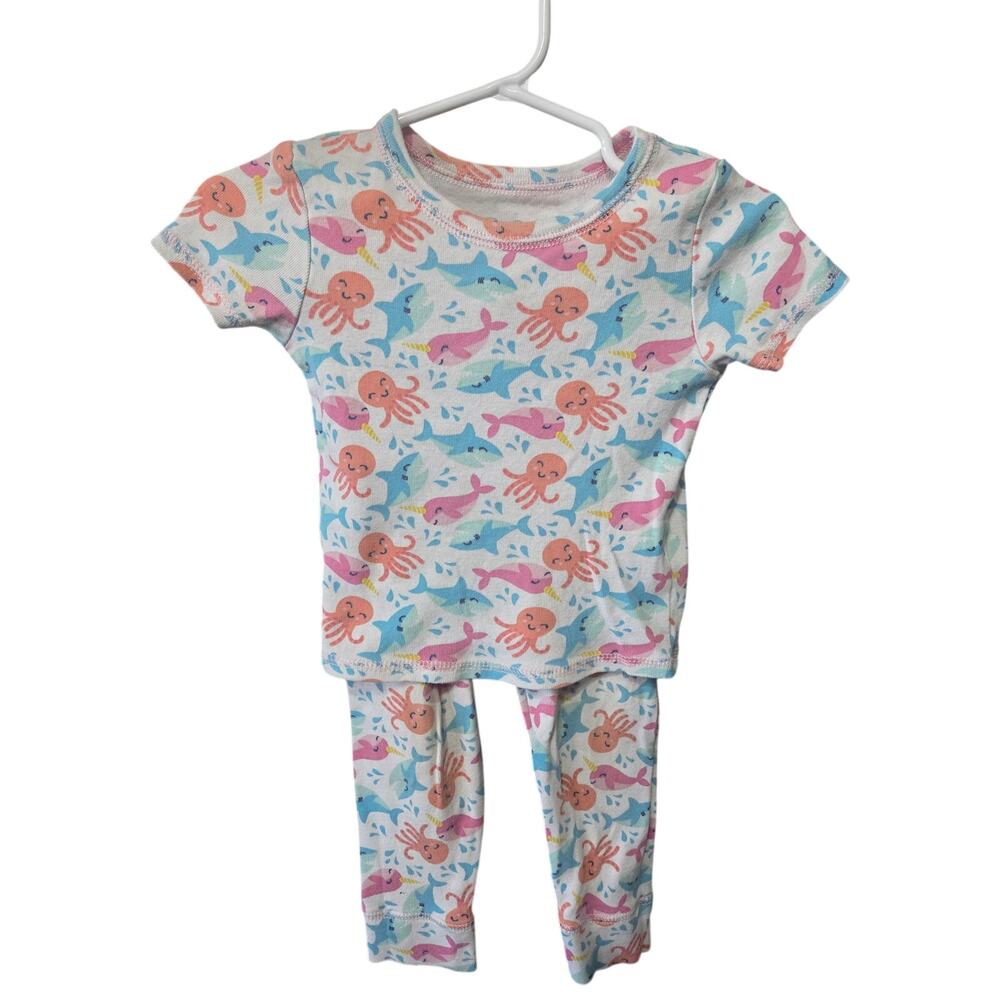 Shark & Octopus Sealife Pajama Set – René Rofé – 24mo